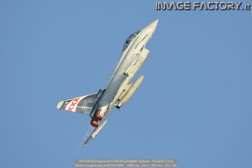 2014-09-06 Payerne Air14 0418 Eurofighter Typhoon - Royal Air Force